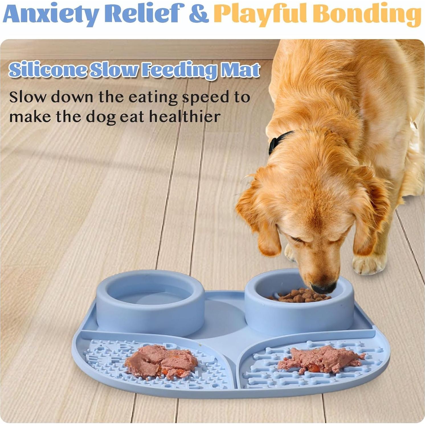 Alfombrilla de Silicona Antideslizante Star&Mi 17cm Azul