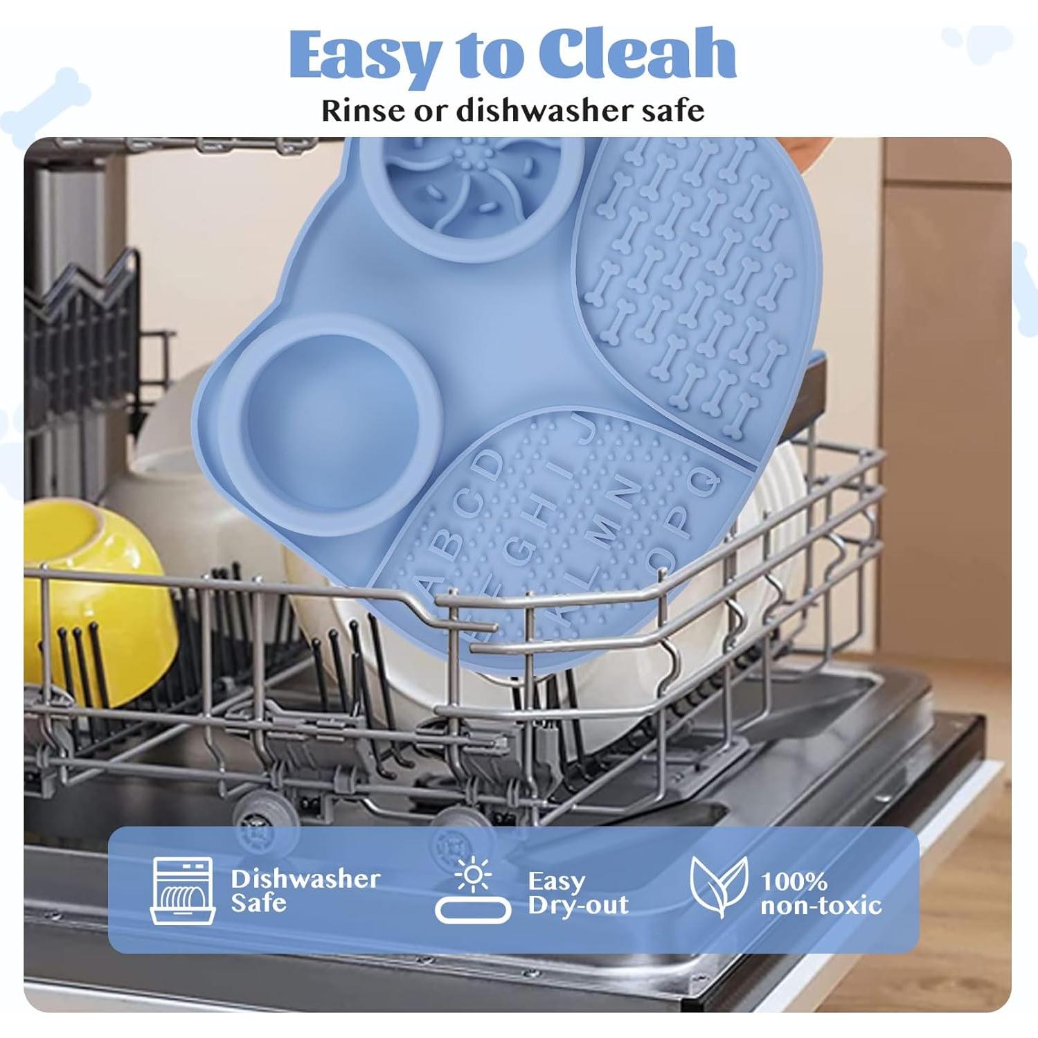 Alfombrilla de Silicona Antideslizante Star&Mi 17cm Azul