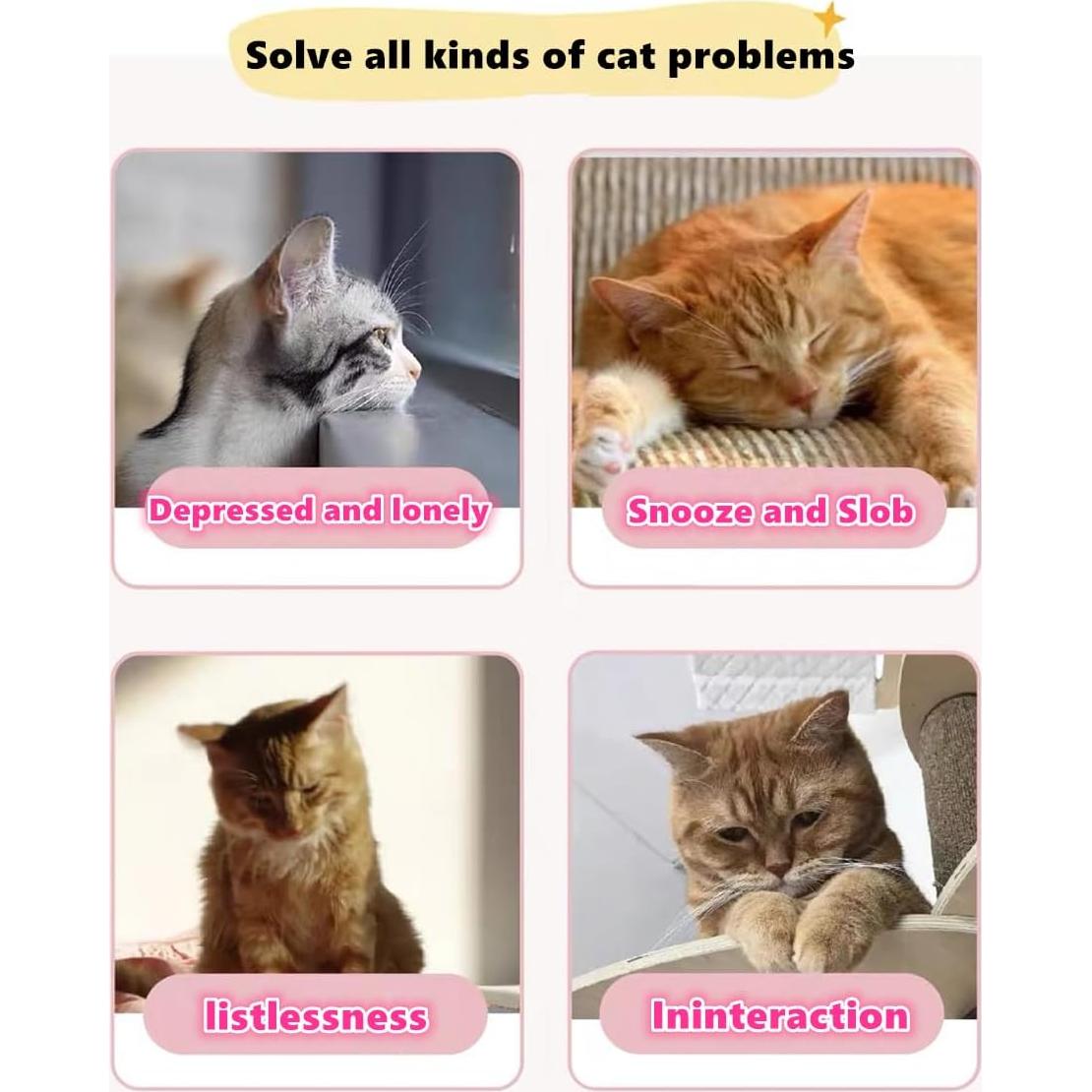 Túnel para Gatos QITUGMIN Verde 50x44.5cm con Juguetes