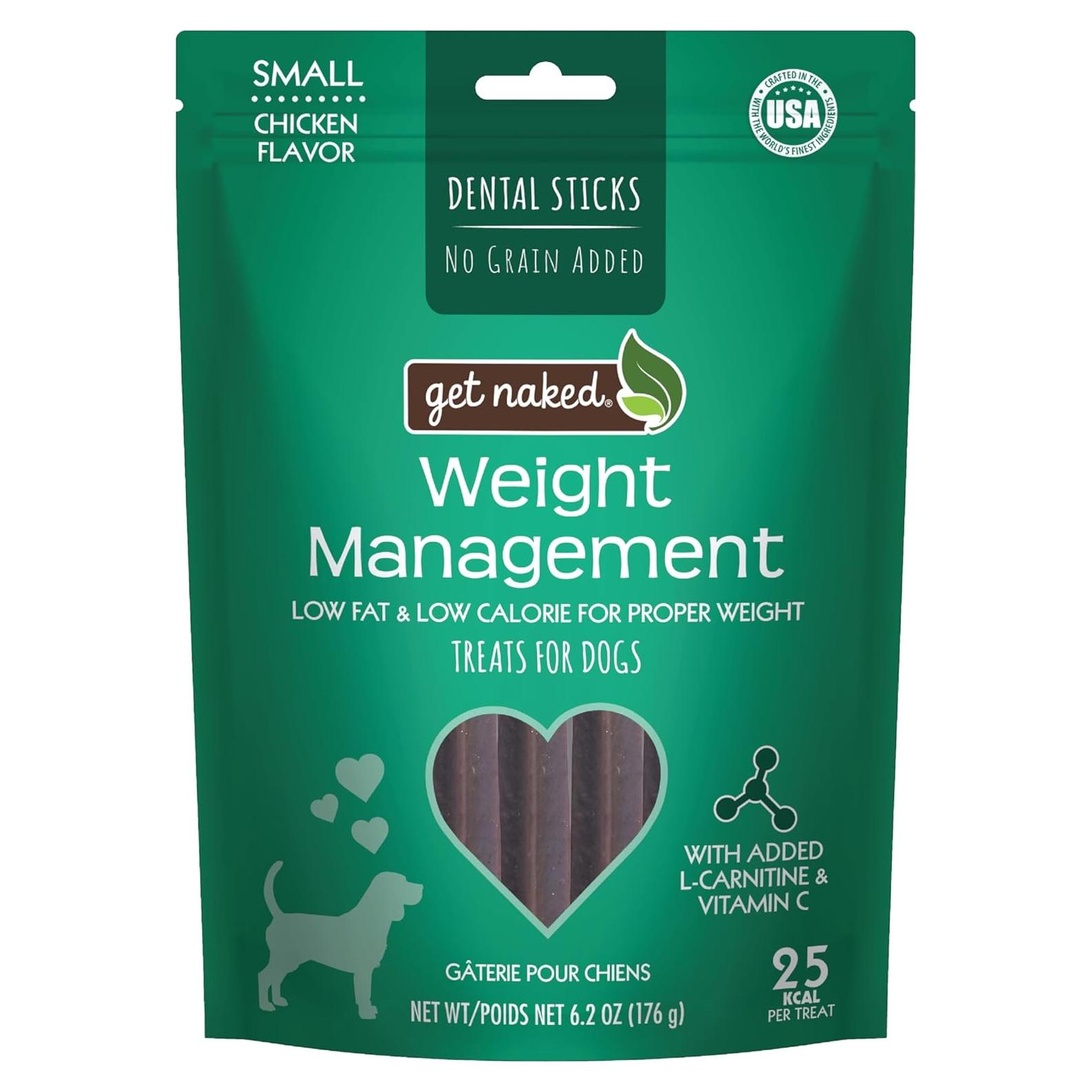 Palitos Masticables Dentales Get Naked 176.4g Control de Peso