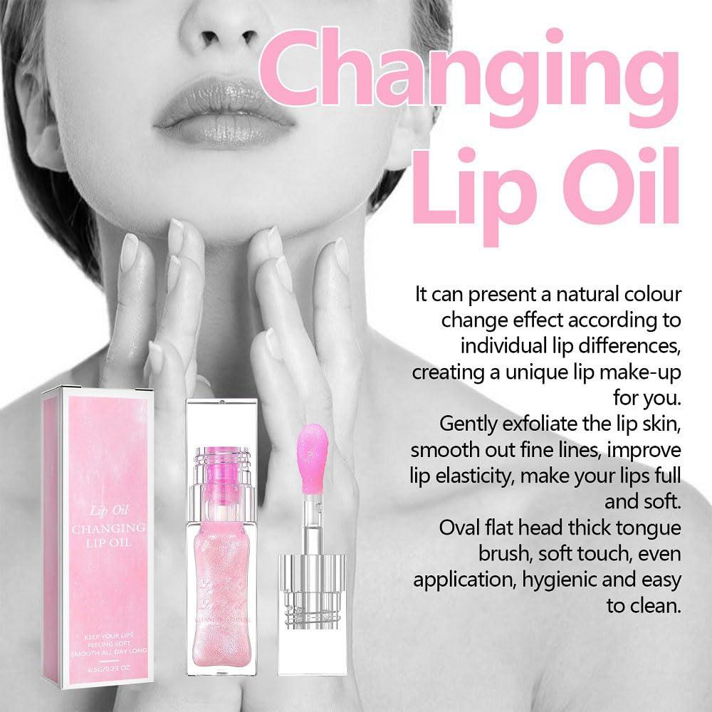 Aceite de Labios Hidratante Ginaday, Cambia de Color, 32g