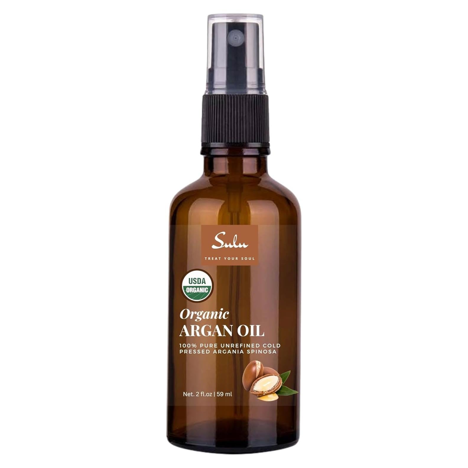 Aceite de Argán Virgen Orgánico Sulu 60 ml Prensado en Frío