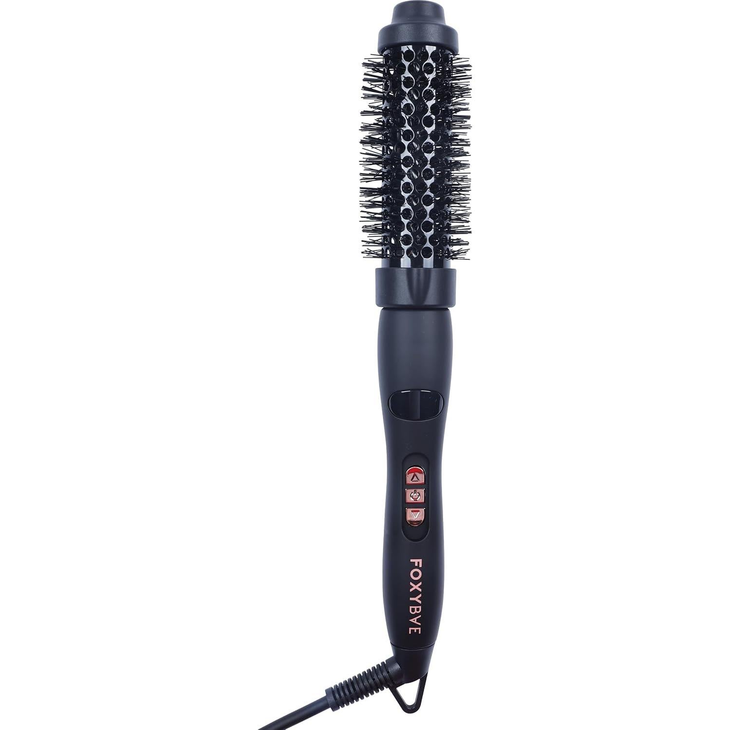 Cepillo Redondo Hottie Hot FoxyBae 3.18 cm Alisador y Rizador