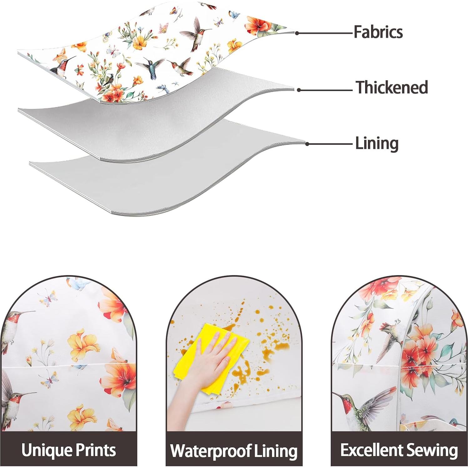 Cubierta de Polvo Kitchen Aid 4.5-5 Qt con Almacenamiento Colibrí