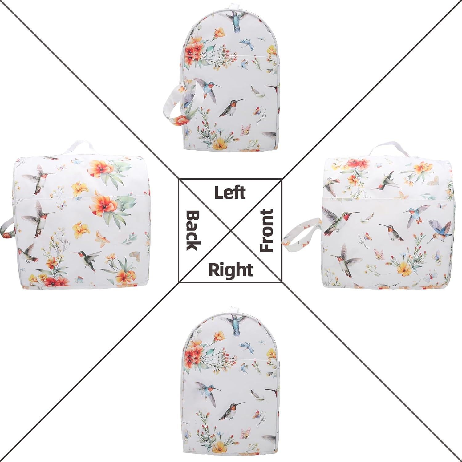 Cubierta de Polvo Kitchen Aid 4.5-5 Qt con Almacenamiento Colibrí