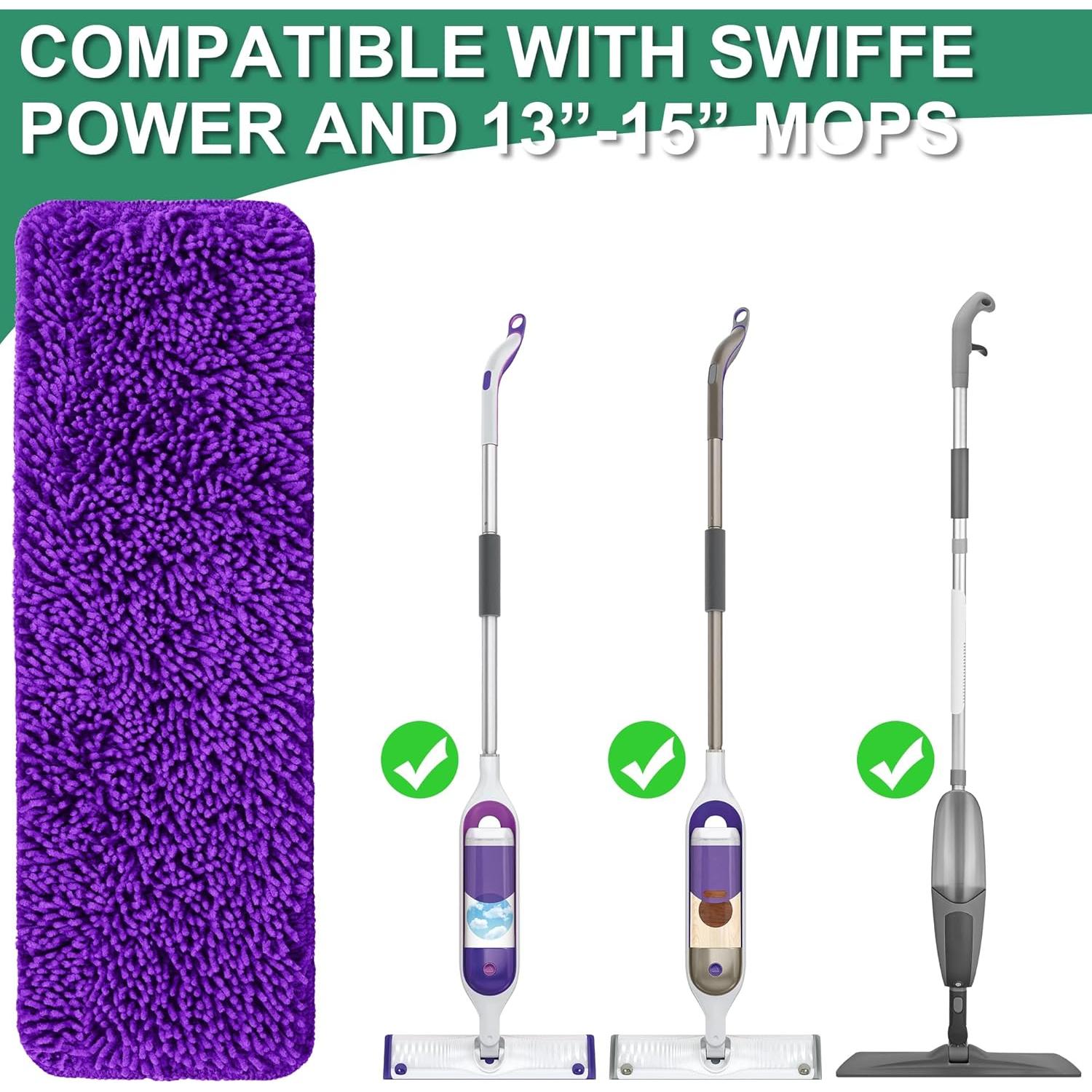 Almohadillas Reutilizables Aifacay para Mopas Swiffer 38.1 cm - 4 Piezas