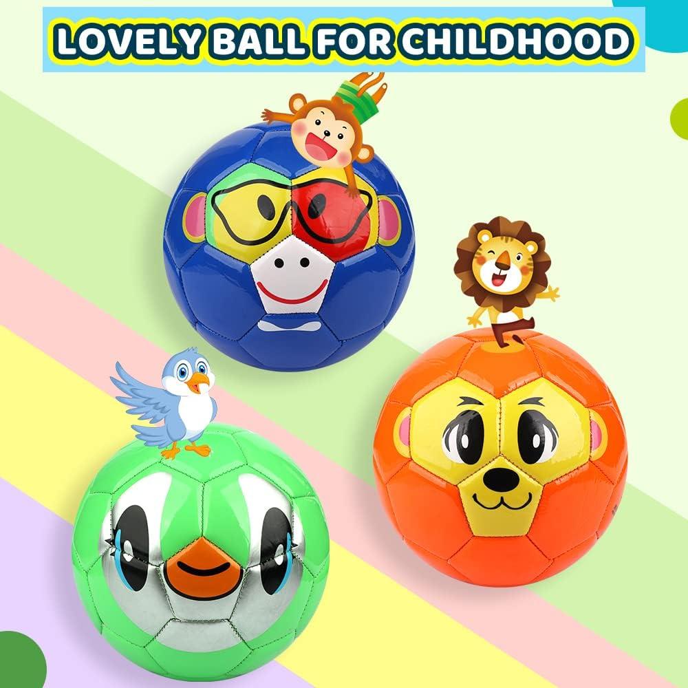Balones de Fútbol Mini Dilabnba 6" para Niños 3PCS