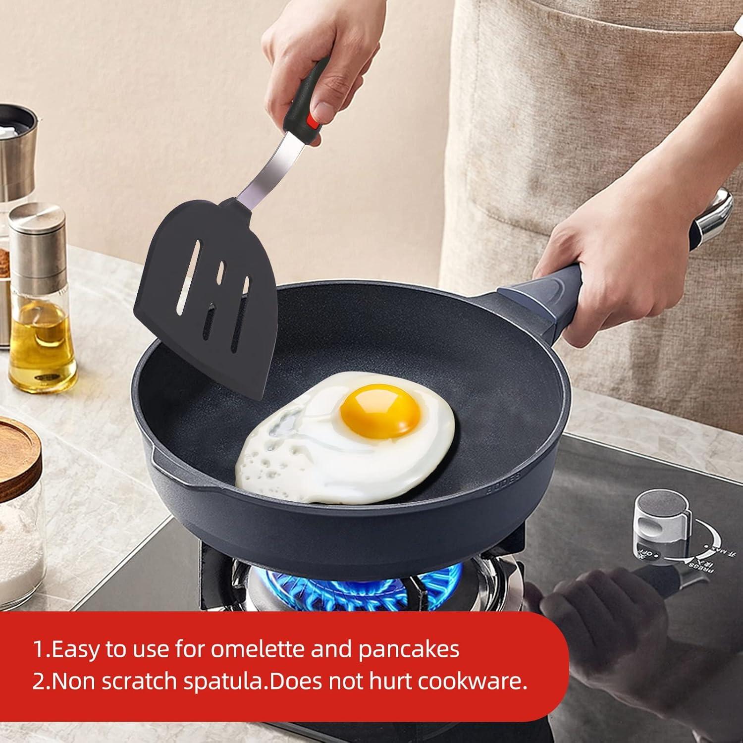 Juego de Espátulas de Silicona Hvanam 3 Piezas Resistentes al Calor