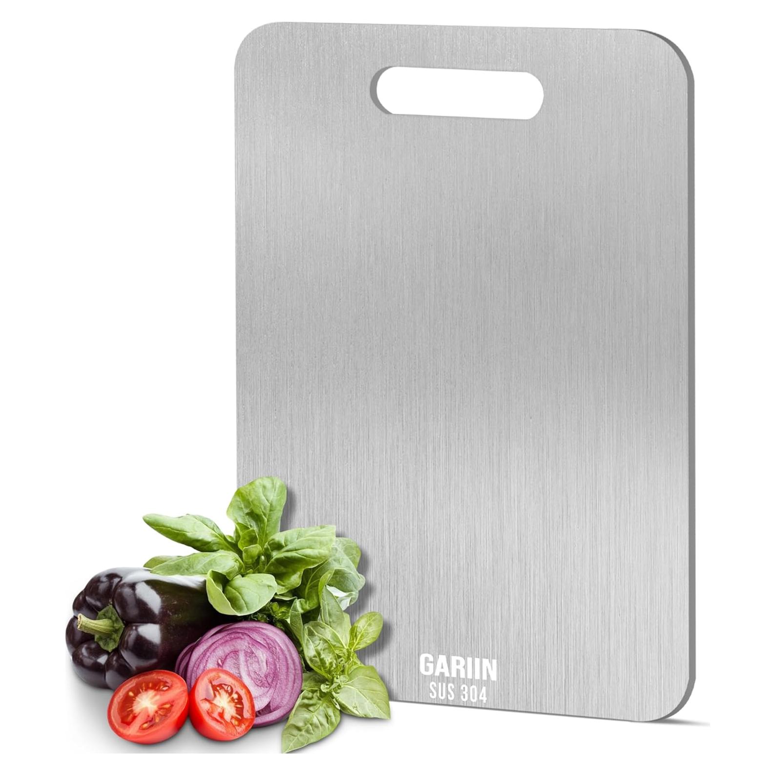 Tabla de Cortar de Titanio GARIIN 45.7x30.5cm Higiénica