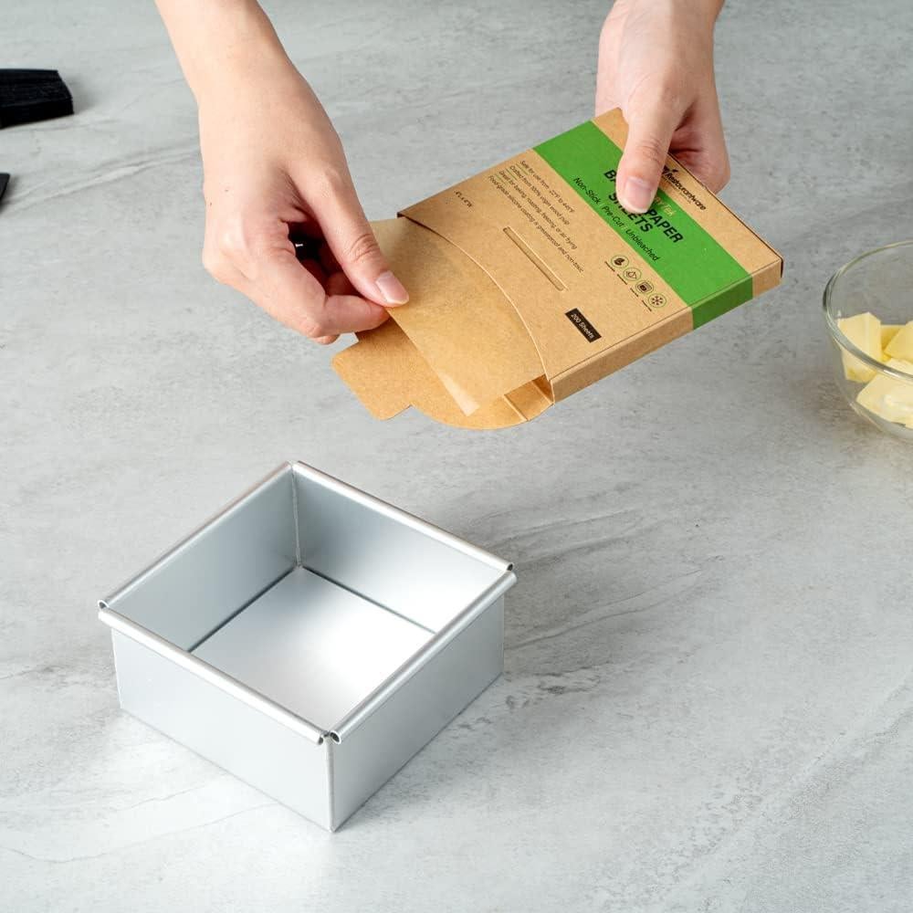 Hojas de papel pergamino Restaurantware 4x4" 1000 unidades