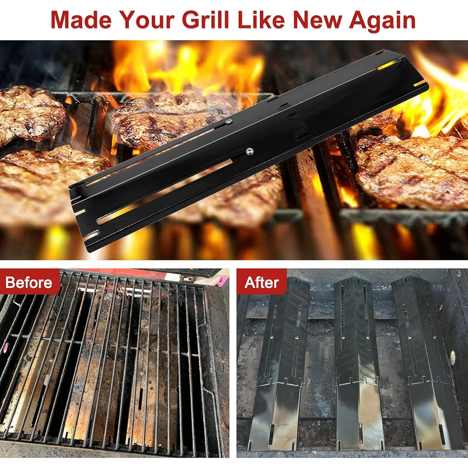 Placas de Calor Ajustables Universales Bigbox para Parrilla BBQ - Paquete de 4