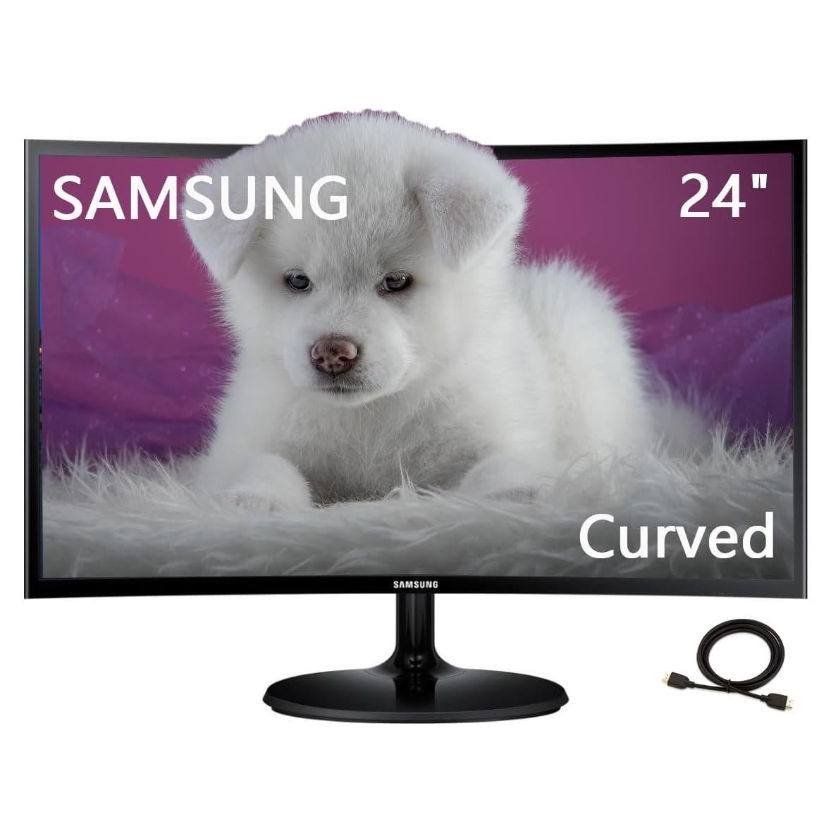 Monitor Curvo LED Samsung CF390 24" FHD 60Hz 4ms Negro