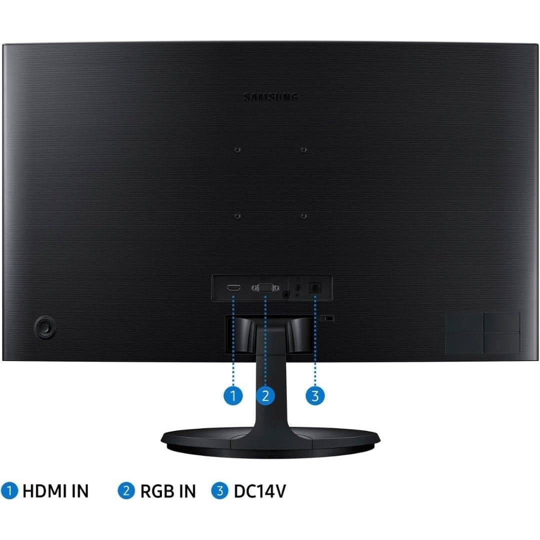 Monitor Curvo LED Samsung CF390 24" FHD 60Hz 4ms Negro