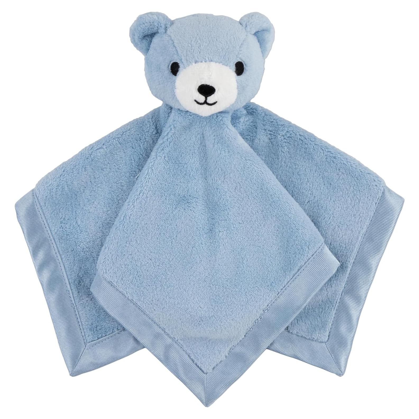 Manta de Osito de Peluche Huggies - Niebla Azul, 100% Poliester