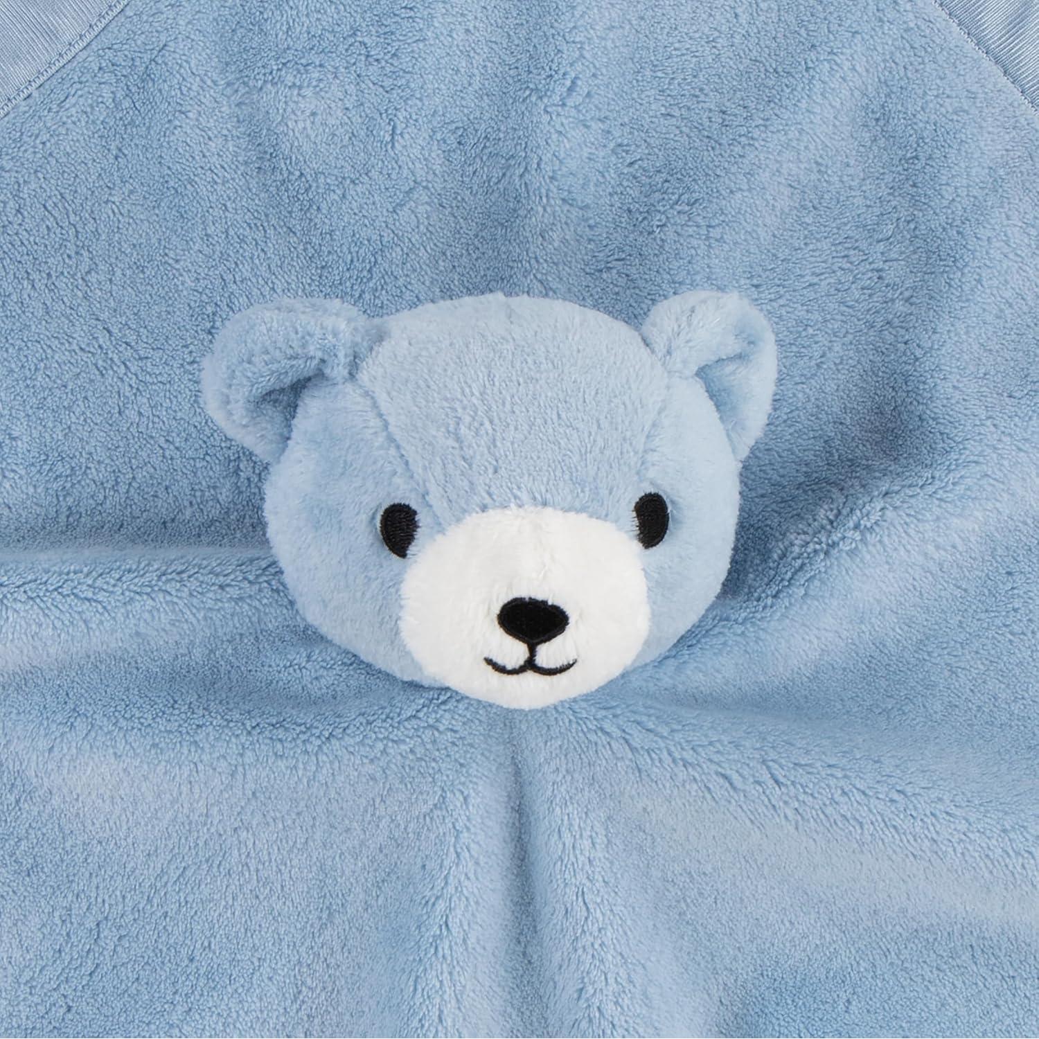 Manta de Osito de Peluche Huggies - Niebla Azul, 100% Poliester