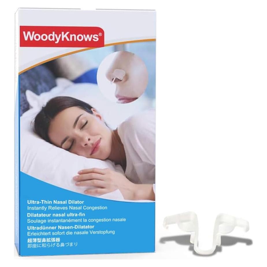 Dilatador Nasal WoodyKnows Ultra Delgado - Paquete S/M/L