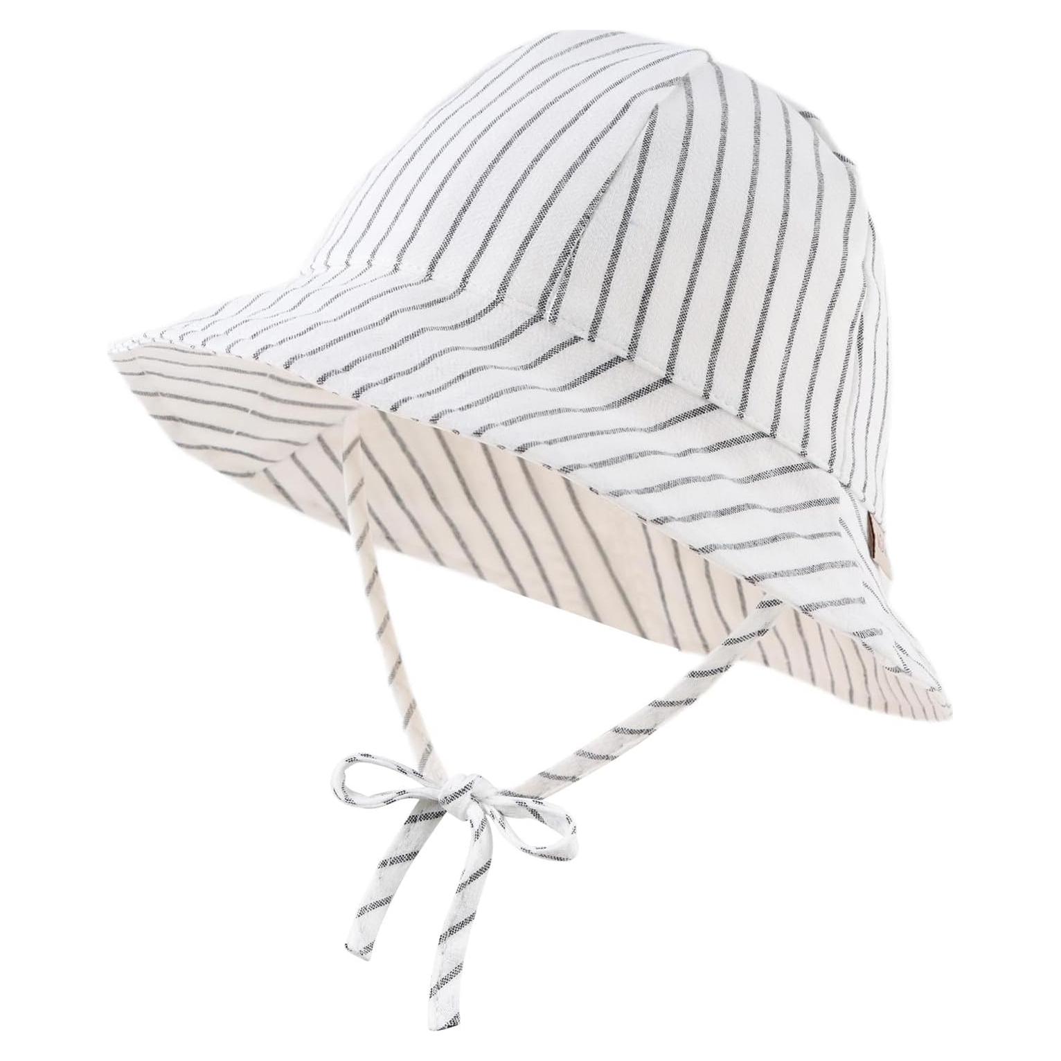 Sombrero de Cubo Floral para Bebés 6-24 Meses UPF 50+