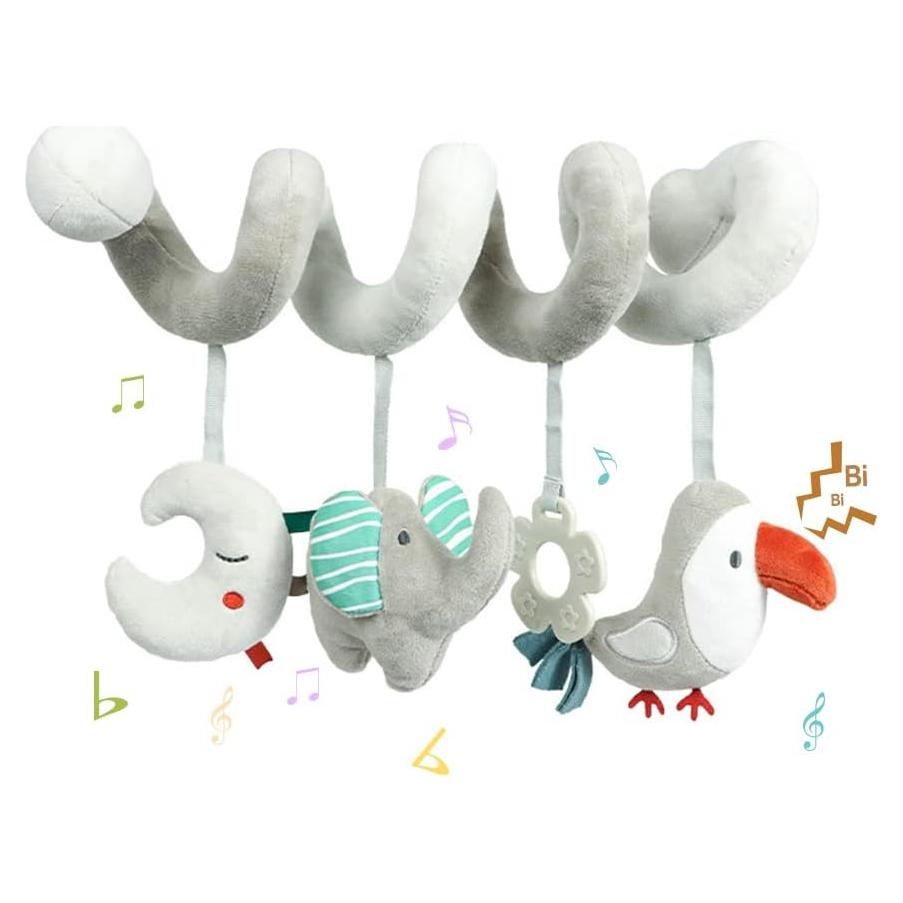 Juguete Colgante Espiral Blublu Park Elefante Gris 60cm