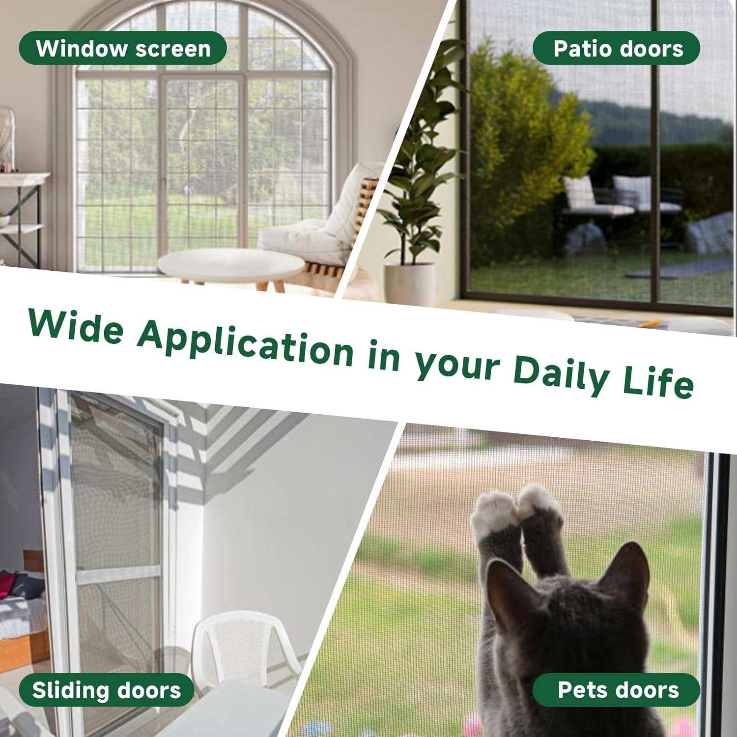 Kit de Reparación de Pantalla de Ventana GeekNi 1.09 kg 48x300 cm