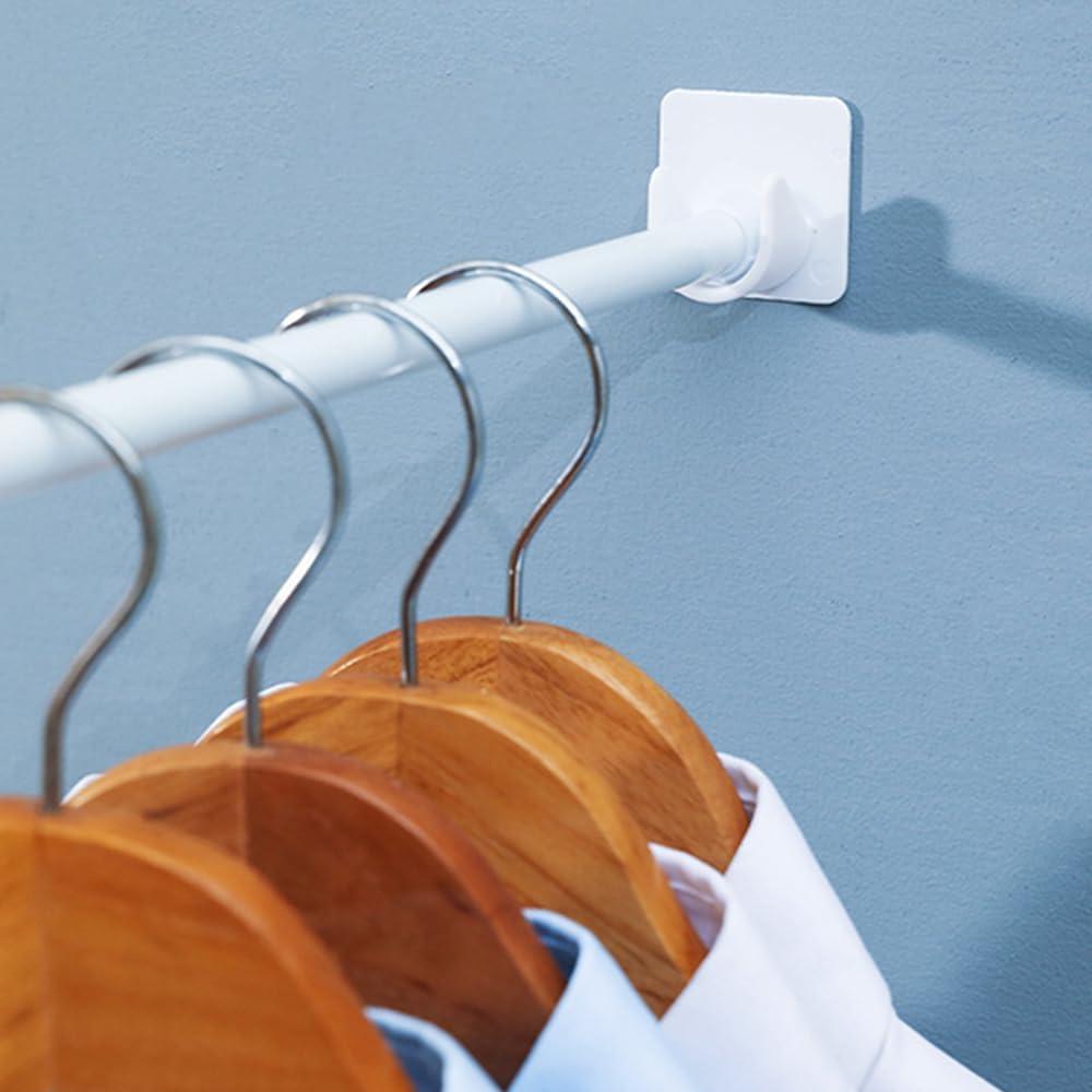 Soportes de Poste de Closet Dophee Autoadhesivos 4 Pcs 5kg