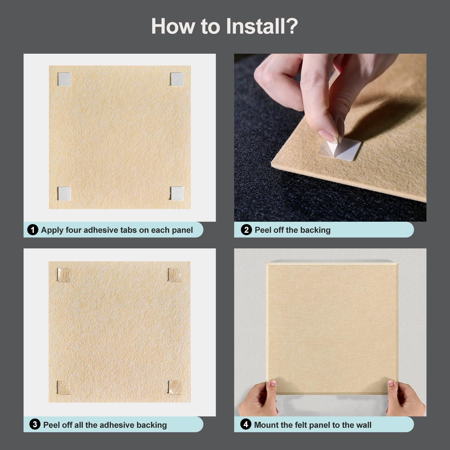 Paneles Acústicos UMIACOUSTICS 12 PCS 30x30 cm Azul Profundo