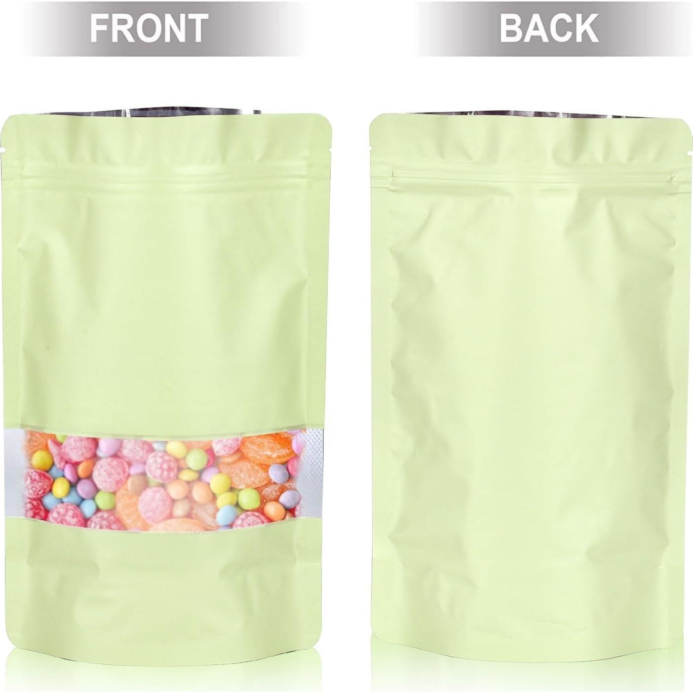 Bolsas Mylar ODDIER 3.5x5" 120pcs Reutilizables Beige