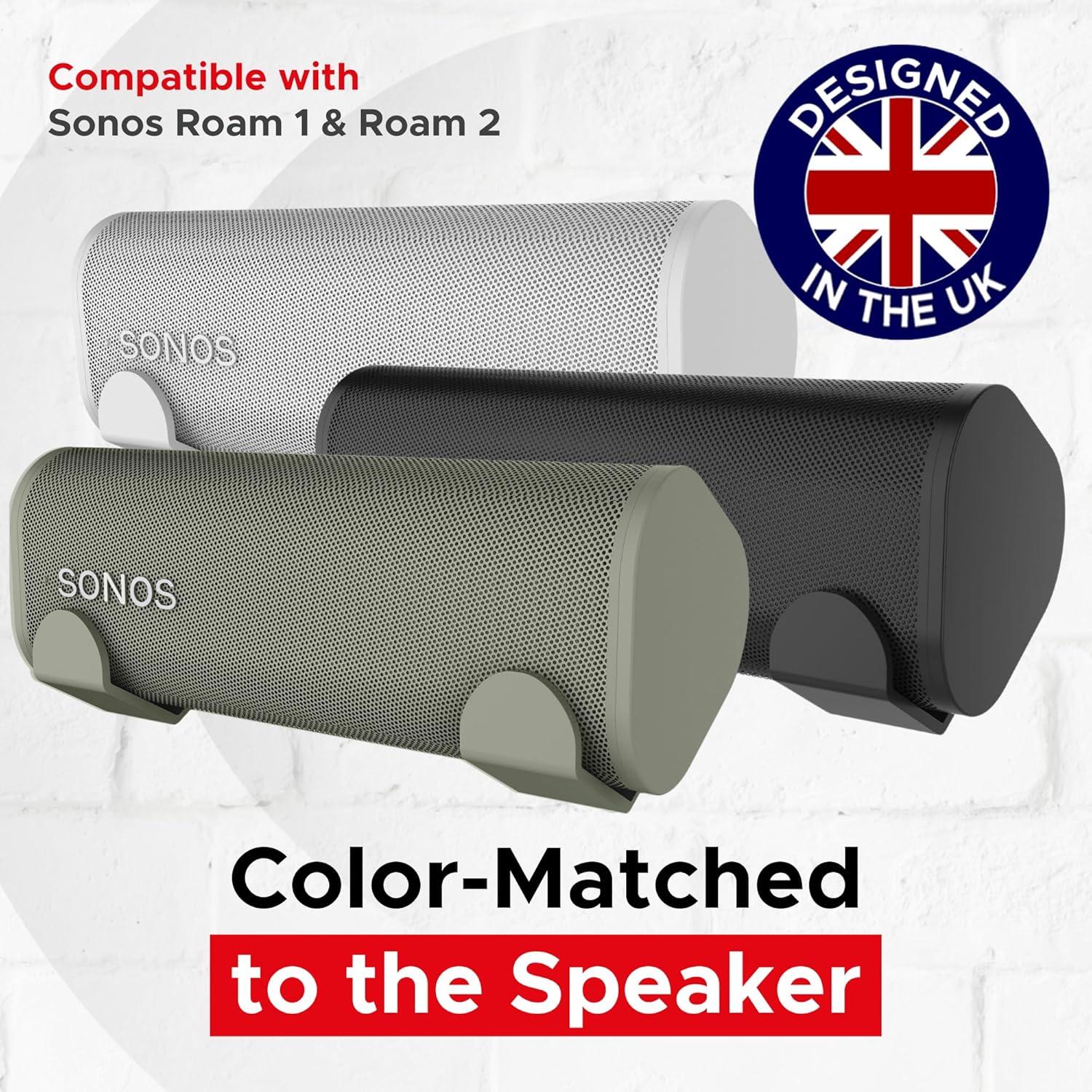 Soporte de Pared Soundbass para Sonos Roam - Negro, 1pc