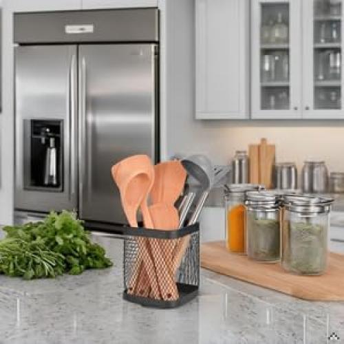 Soporte Giratorio para Utensilios IBERG - Organizador de Cocina 360°