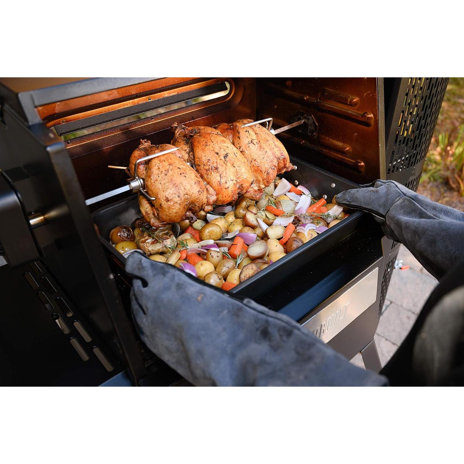 Kit de Rotisserie Masterbuilt Serie Gravity con Varillas Inoxidable