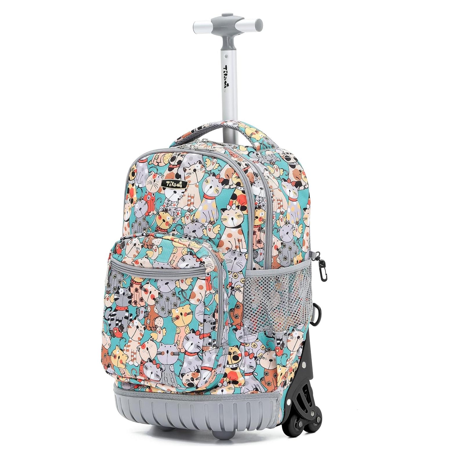 Mochila Rodante NUEVO TILAMI 18" para Niños Gatos