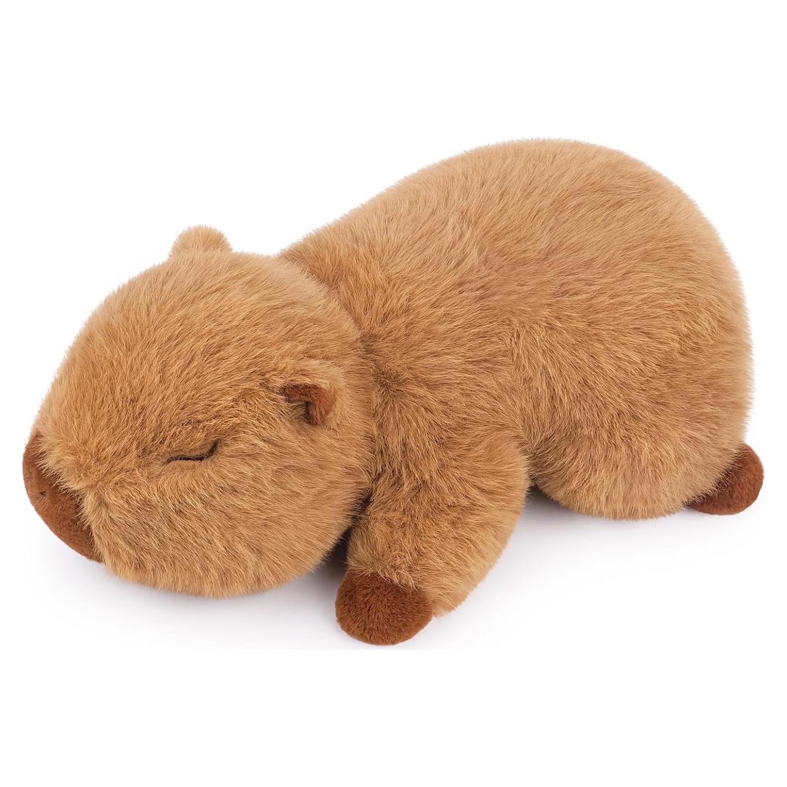 Peluche Capibara con Peso 25.4cm Sprinqdawin - Suave y Abrazable