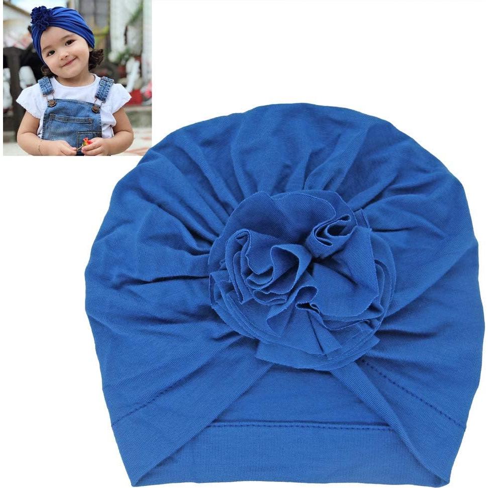 Gorro Turbán para Bebés Algodón Suave 0M-4 Años 5 Piezas