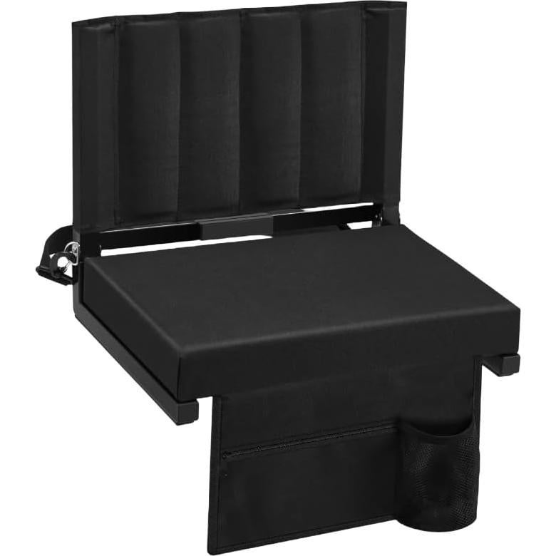 Silla de Gradas Acolchada Veook DHKTY con Respaldo Ajustable