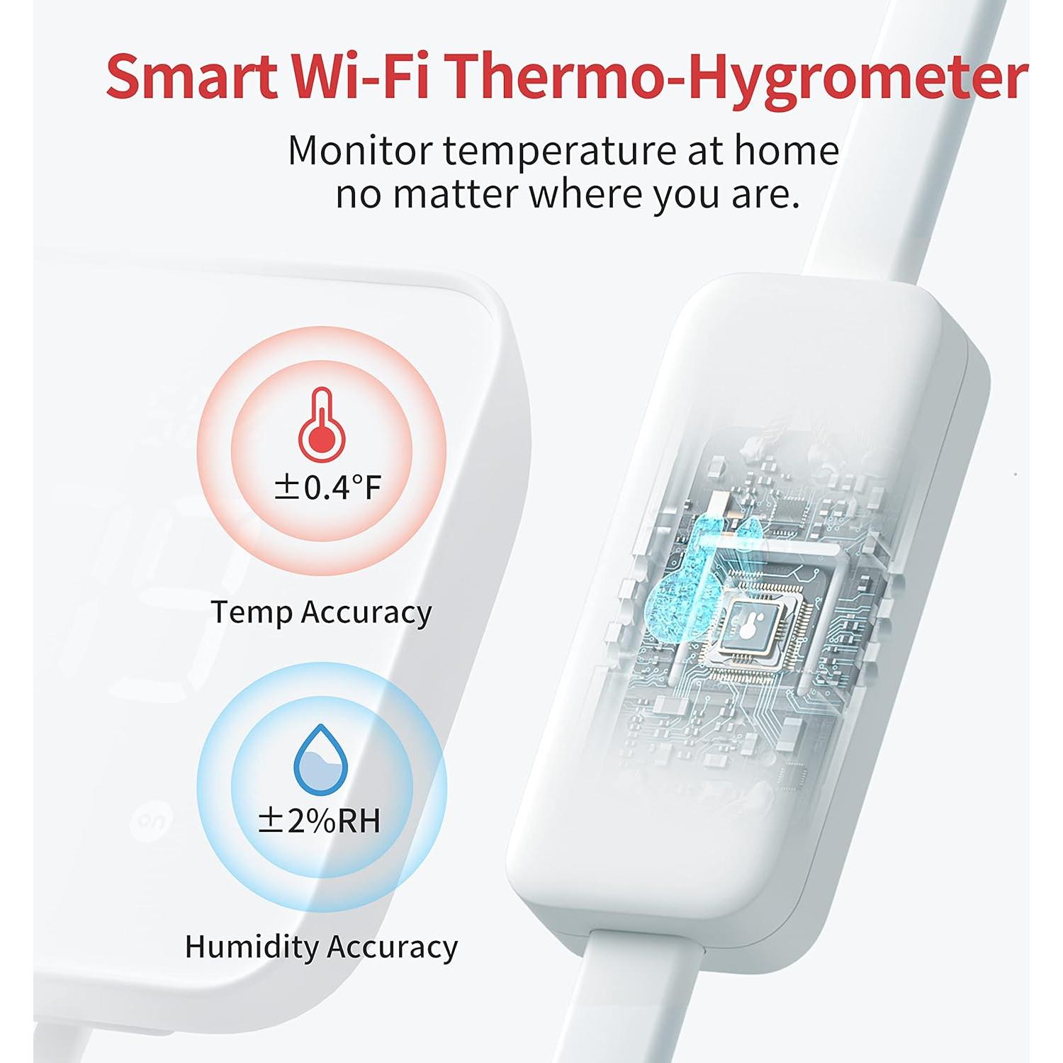 SwitchBot Hub 2 (2da Gen) Termómetro Higrómetro WiFi Inteligente