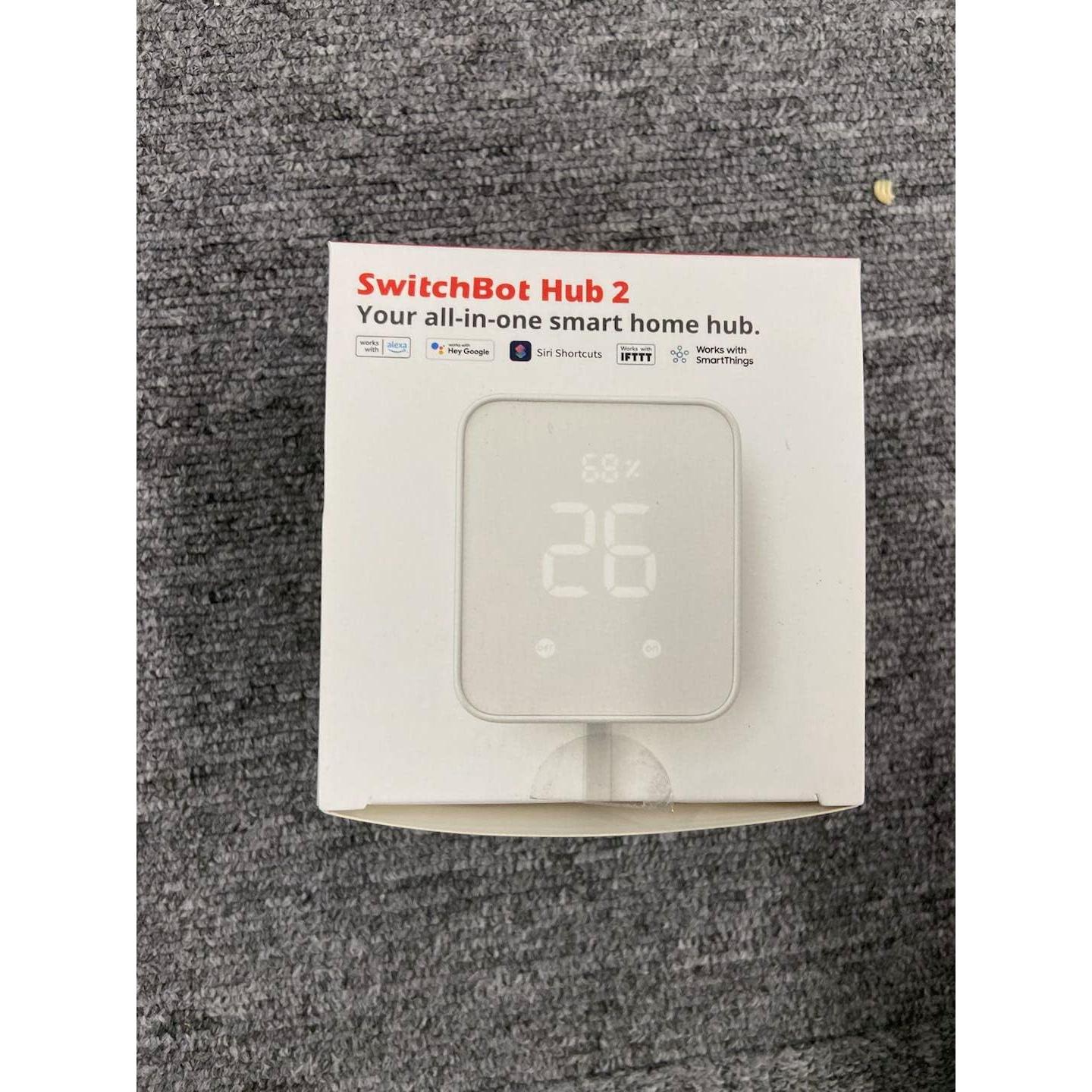 SwitchBot Hub 2 (2da Gen) Termómetro Higrómetro WiFi Inteligente