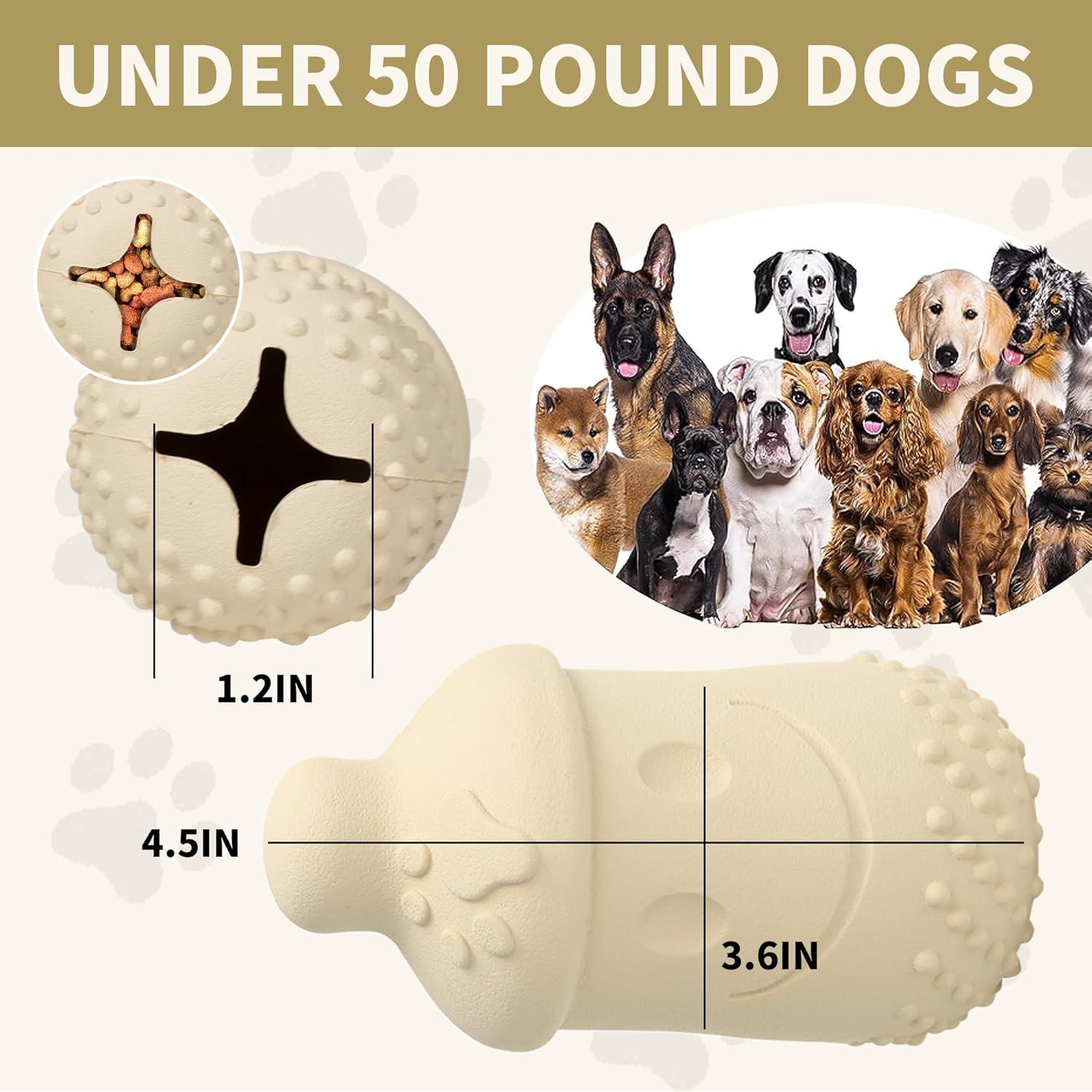 Juguete dispensador de golosinas PawSailor para perros pequeños y medianos