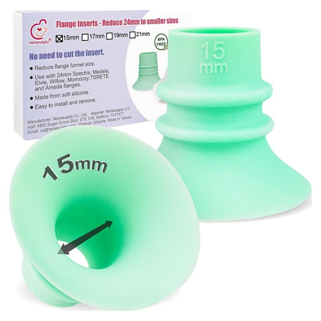 Inserciones de Flange Nenesupply 15mm Compatibles Elvie 24mm