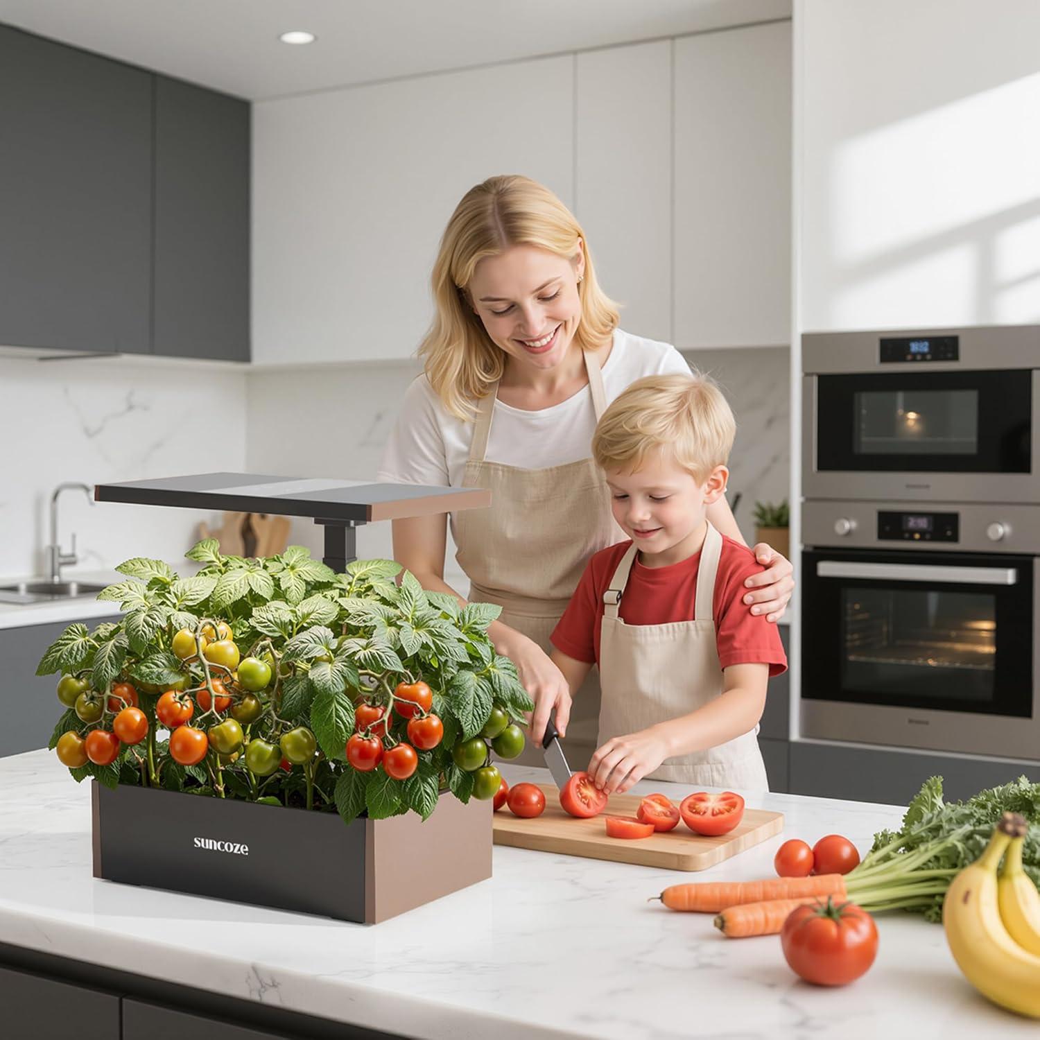 Sistema Hidropónico SUNCOZE 20 Cápsulas 10L Luz LED 36W