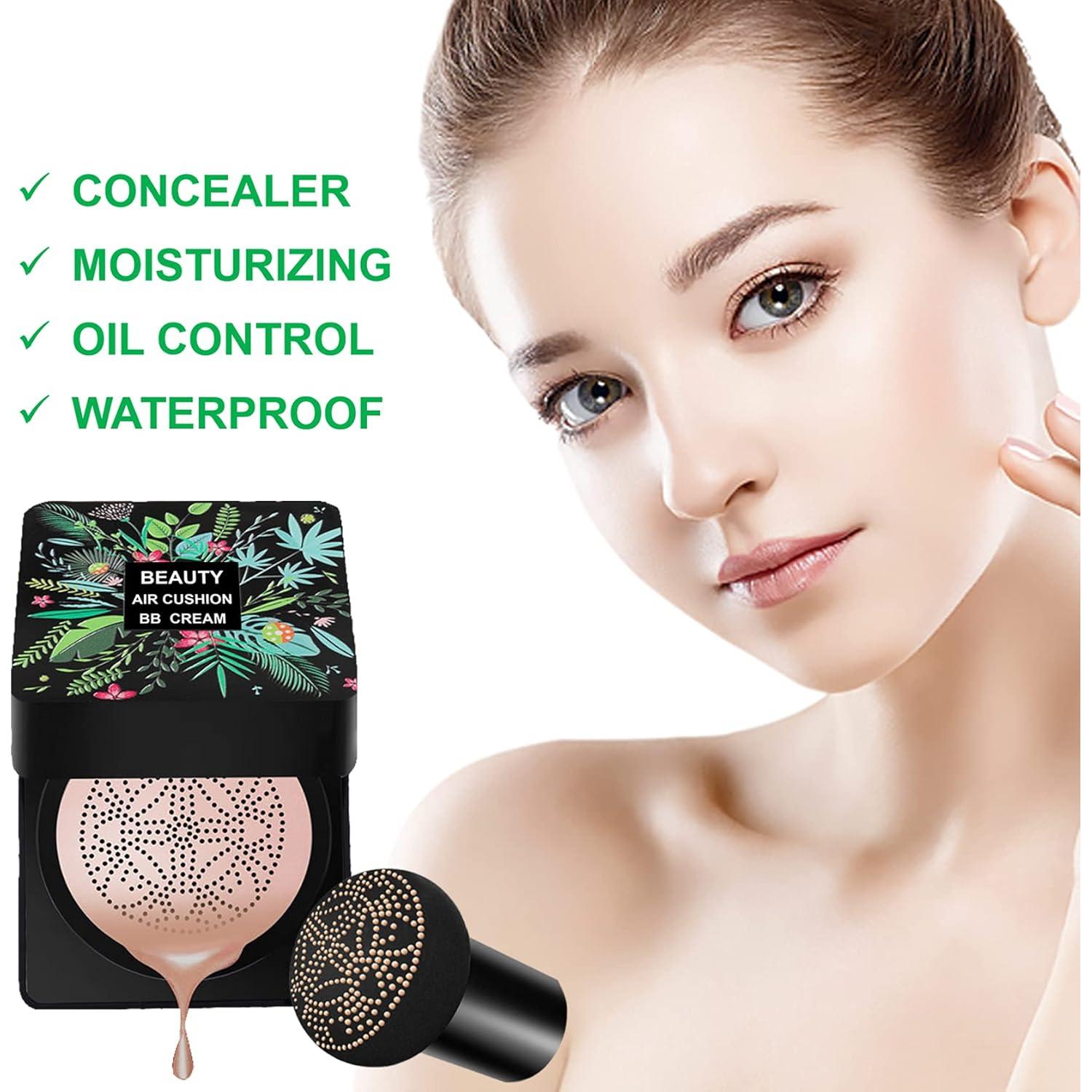 Base de Maquillaje CC Cream AWCCXMYM Marfil 120g con Esponja