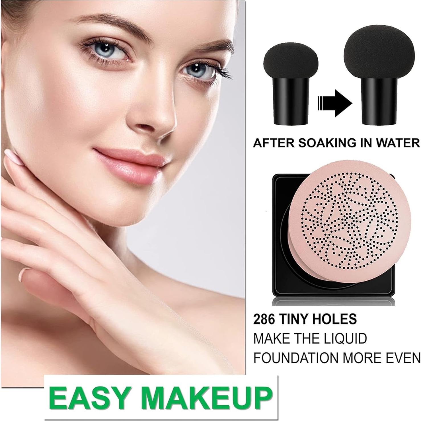 Base de Maquillaje CC Cream AWCCXMYM Marfil 120g con Esponja