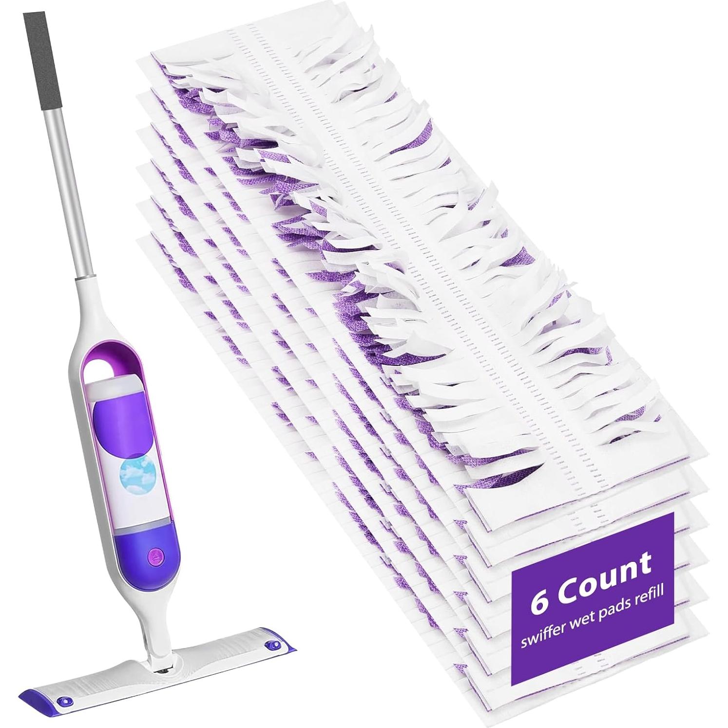 Paquete de 6 almohadillas desechables Swiffer Power Mop