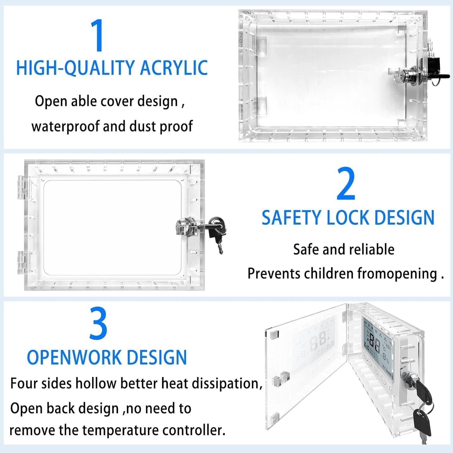 Caja de Bloqueo para Termostato Young Dance 16.5x12x4.6cm
