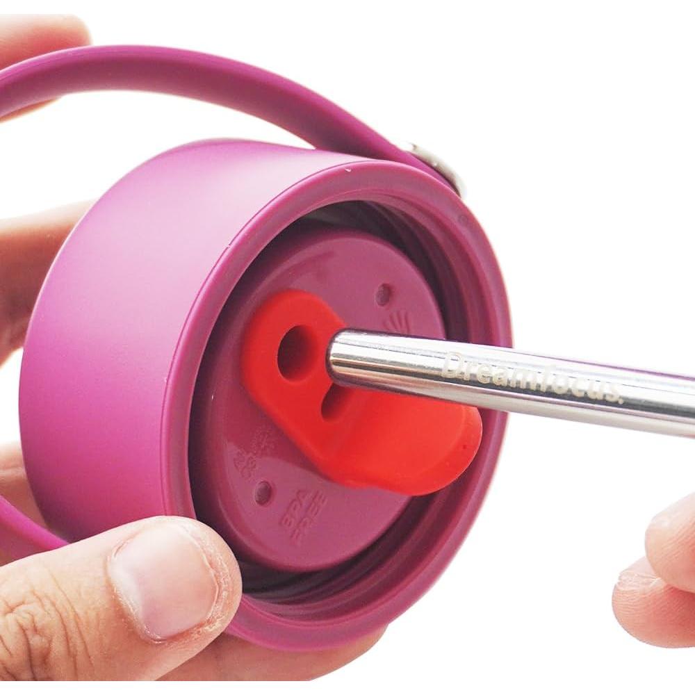 Popotes de Metal Reutilizables Dreamfocus 24 oz Acero Inoxidable 6-Pack