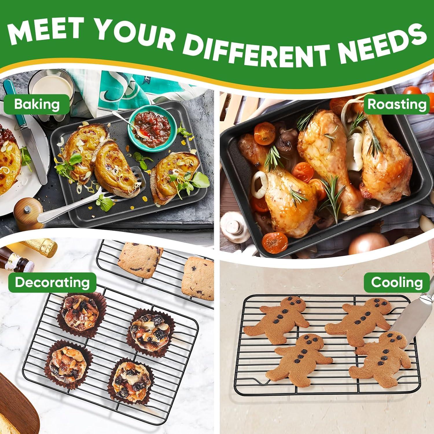 Bandeja para Hornear P&P CHEF 23.6x17.8cm Antiadherente