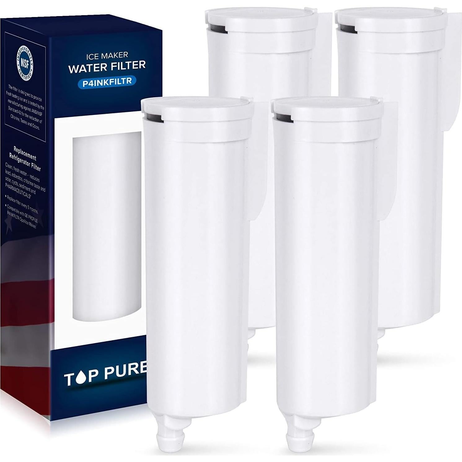 Filtros de Agua Sweetums Signatures P4INKFILTR para GE Opal 2.0 - Paquete de 4