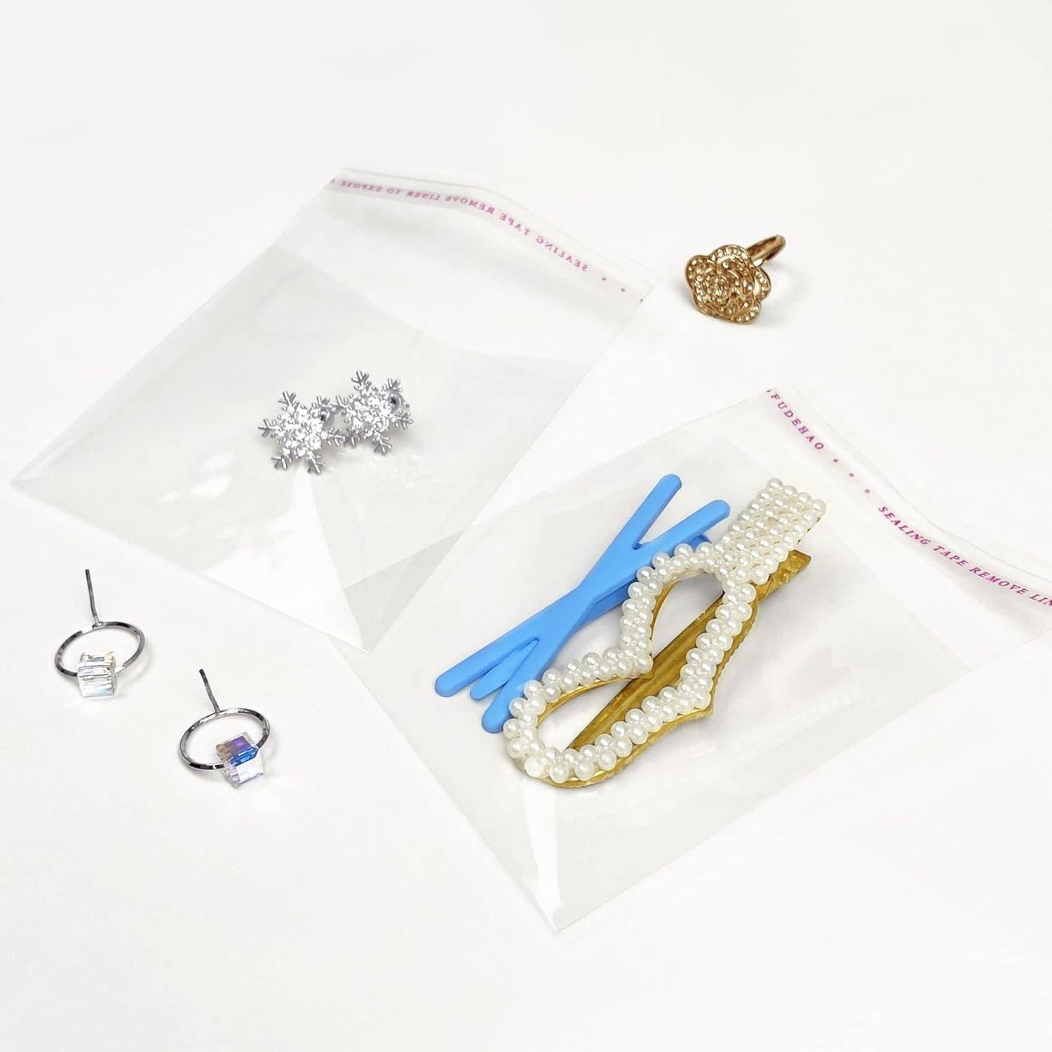 Bolsas de Celofán Autoadhesivas Morepack 7.6x7.6 cm 200 Piezas