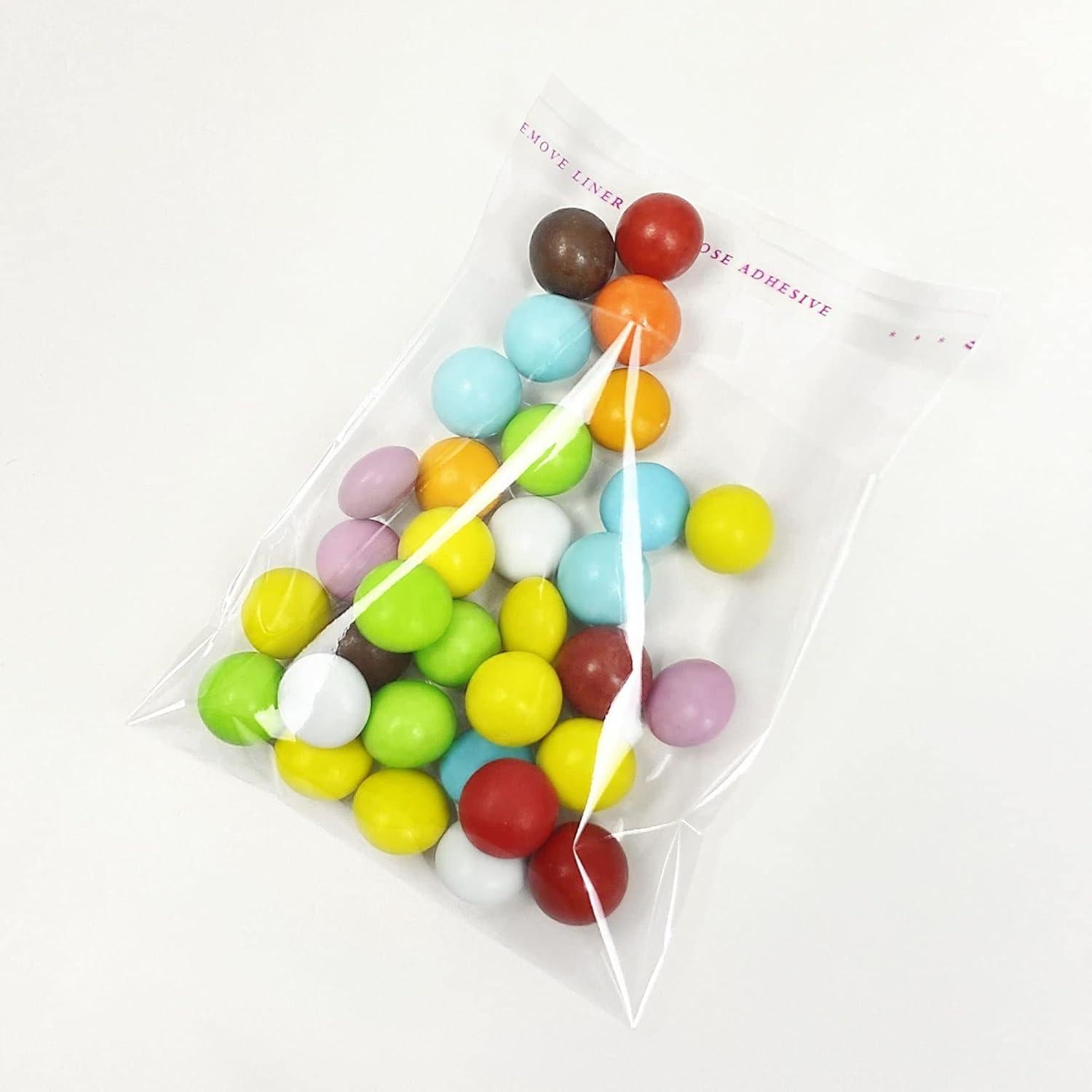 Bolsas de Celofán Autoadhesivas Morepack 7.6x7.6 cm 200 Piezas