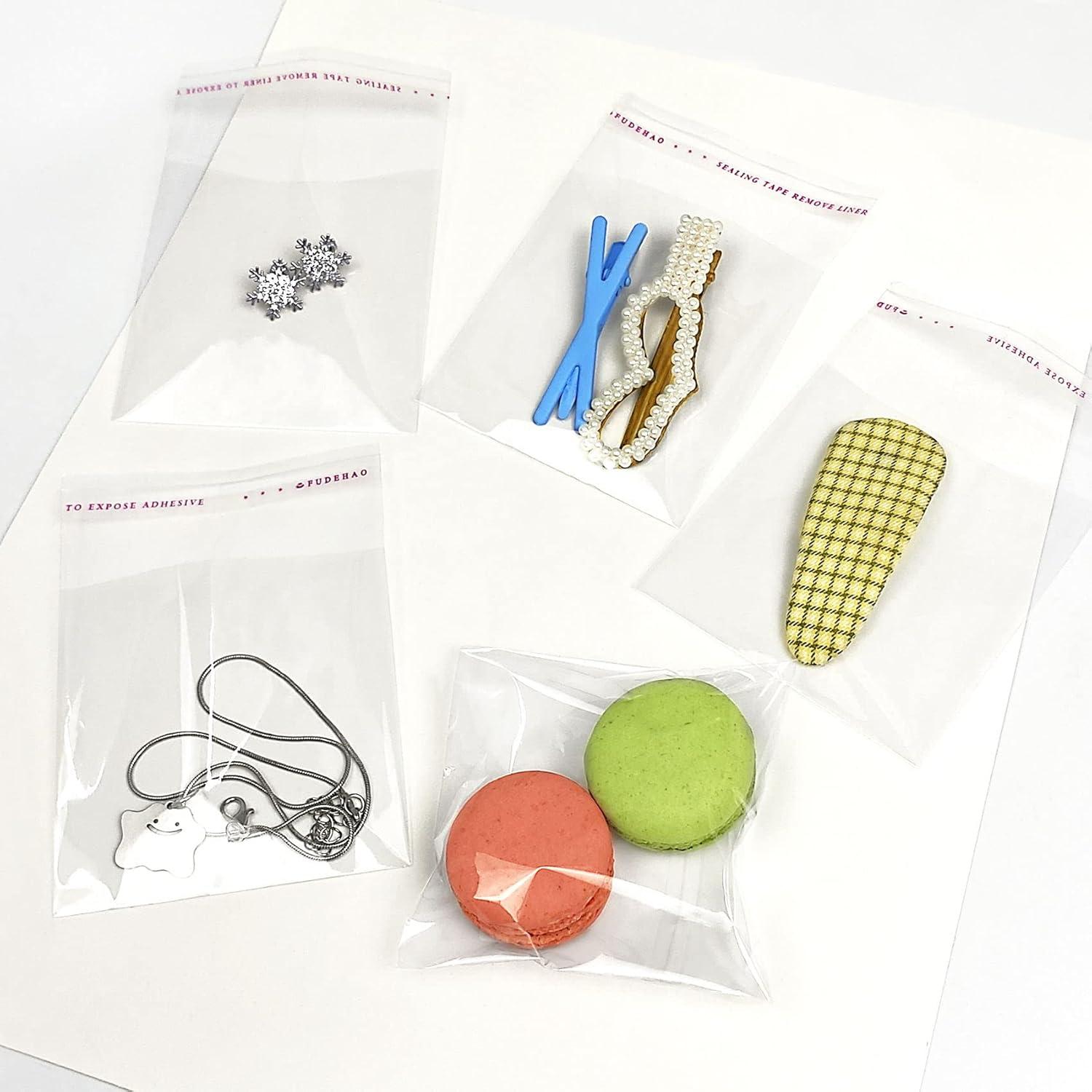 Bolsas de Celofán Autoadhesivas Morepack 7.6x7.6 cm 200 Piezas