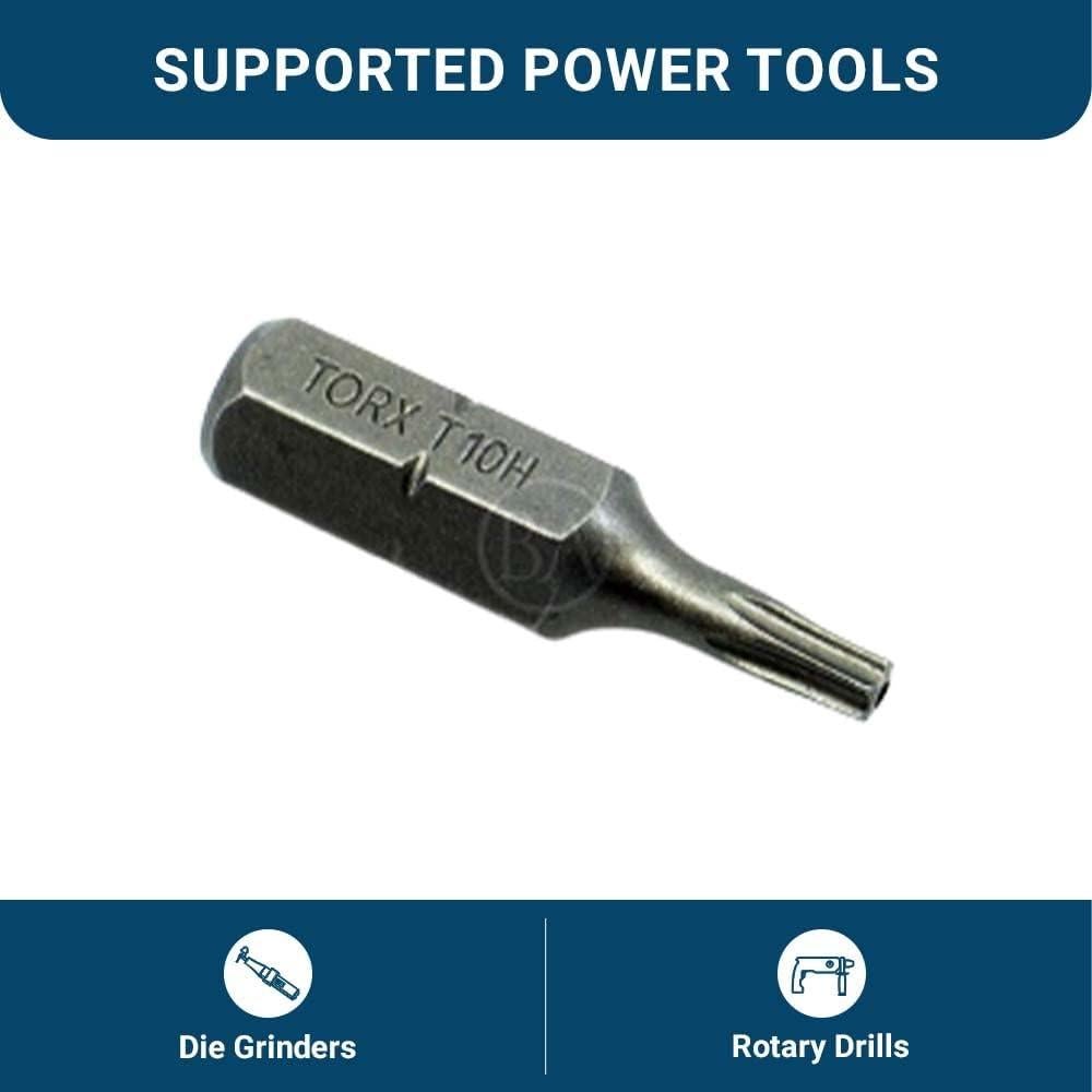 Puntas de Inserción Phillips T-10 x 2.54 cm Benchmark Abrasives - 50 Piezas