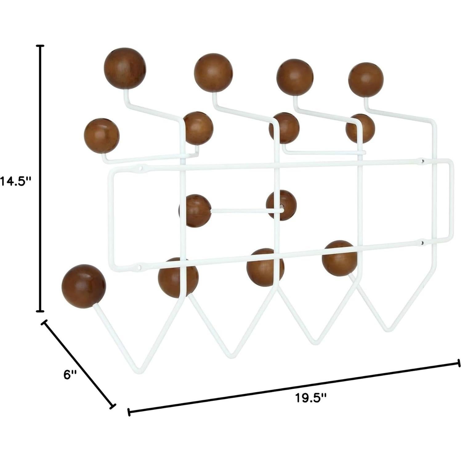 Perchero de pared Modway Gumball caramelo 49.5x15.2 cm